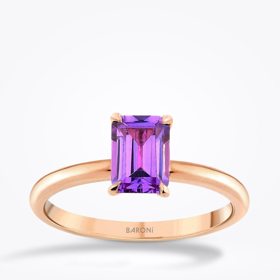 1.35 Karat Pırlanta Alexandrite Yüzük - Baroni Diamond