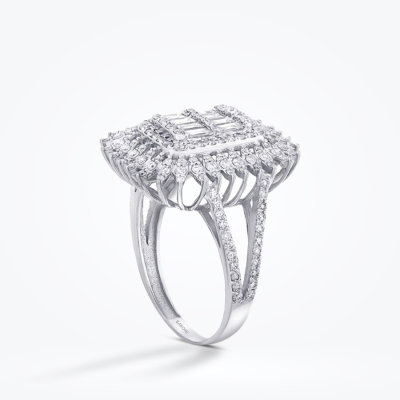 1.39 Karat Pırlanta Baget Yüzük - Baroni Diamond (1)