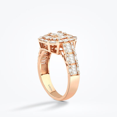 1.39 Karat Pırlanta Baget Yüzük - Baroni Diamond (1)