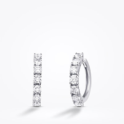 1.44 Karat Pırlanta Halka Küpe - Baroni Diamond (1)