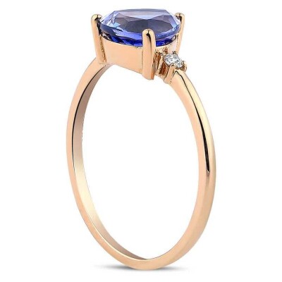 1.46 Karat Pırlanta Safir Yüzük - Baroni Diamond (1)