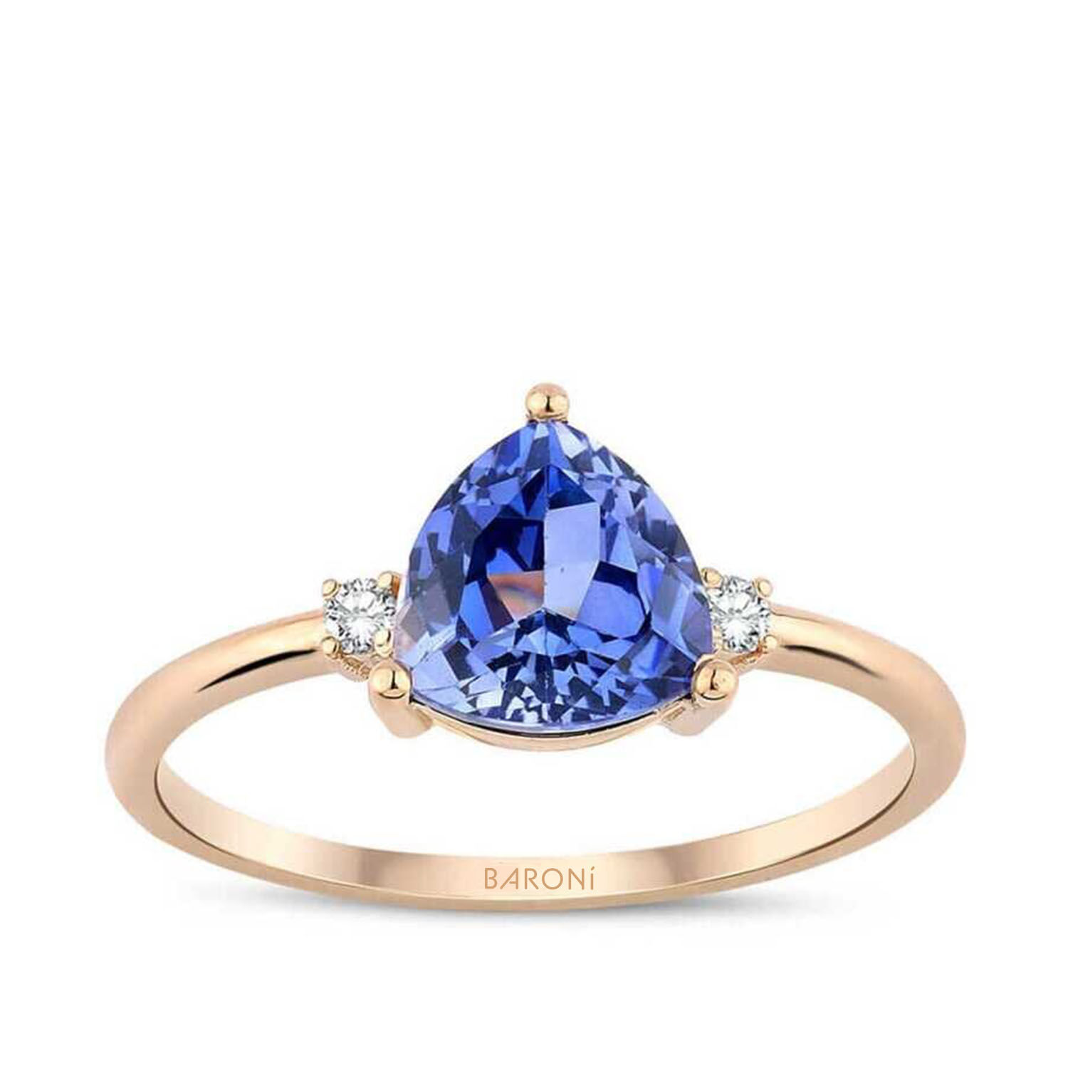 1.46 Karat Pırlanta Safir Yüzük - Baroni Diamond