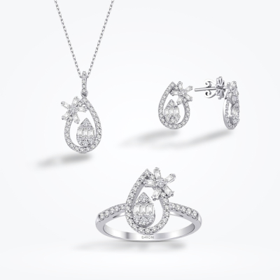 1.47 Karat Pırlanta Baget Set 