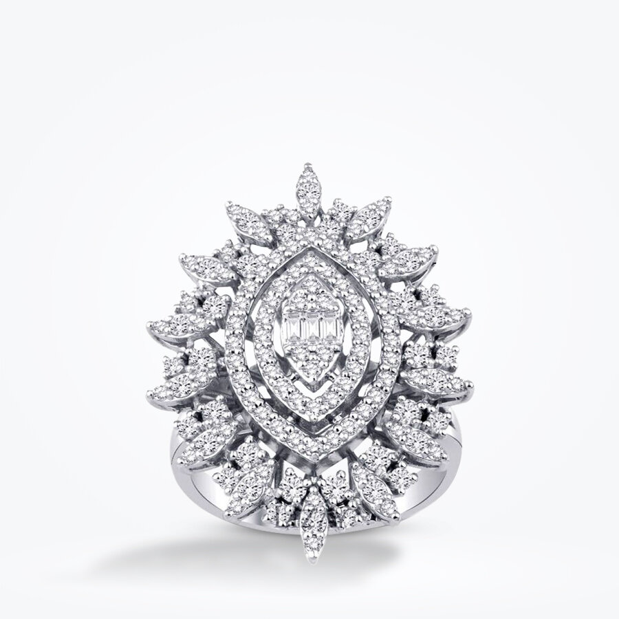 1.48 Karat Pırlanta Baget Yüzük - Baroni Diamond