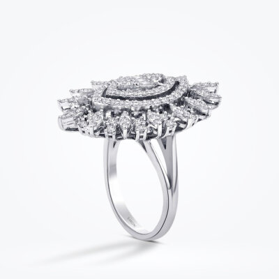 1.48 Karat Pırlanta Baget Yüzük - Baroni Diamond (1)