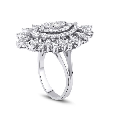 1.48 Karat Pırlanta Baget Yüzük - Baroni Diamond (1)