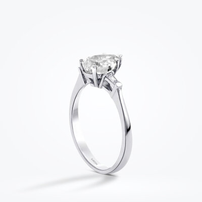 1.49 Karat Pırlanta Topaz Damla Yüzük - Baroni Diamond (1)