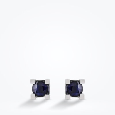 1.50 Karat Safir Tektaş Küpe - Baroni Diamond (1)