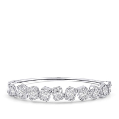 1.54 Karat Pırlanta Baget Kelepçe - 1