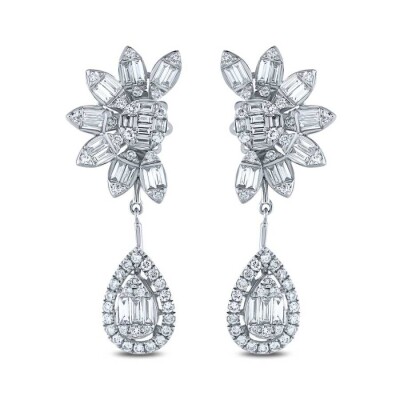 1.59 Karat Pırlanta Baget Küpe - Baroni Diamond (1)