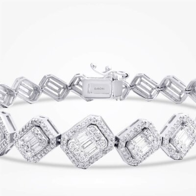 1,66 Karat Pırlanta Baget Kelepçe - Baroni Diamond (1)