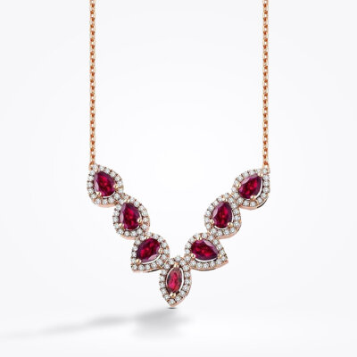 1.66 Karat Pırlanta Yakut Kolye - Baroni Diamond (1)