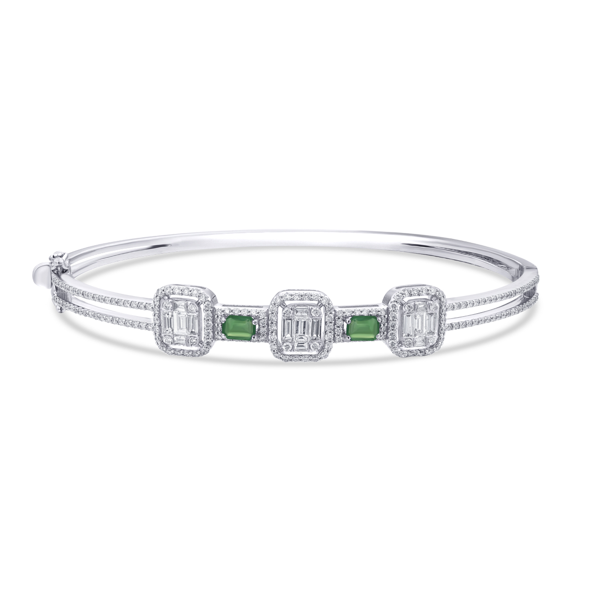 1.68 Karat Pırlanta Baget Kelepçe - Baroni Diamond