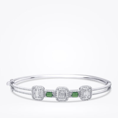 1.68 Karat Pırlanta Baget Kelepçe - 1