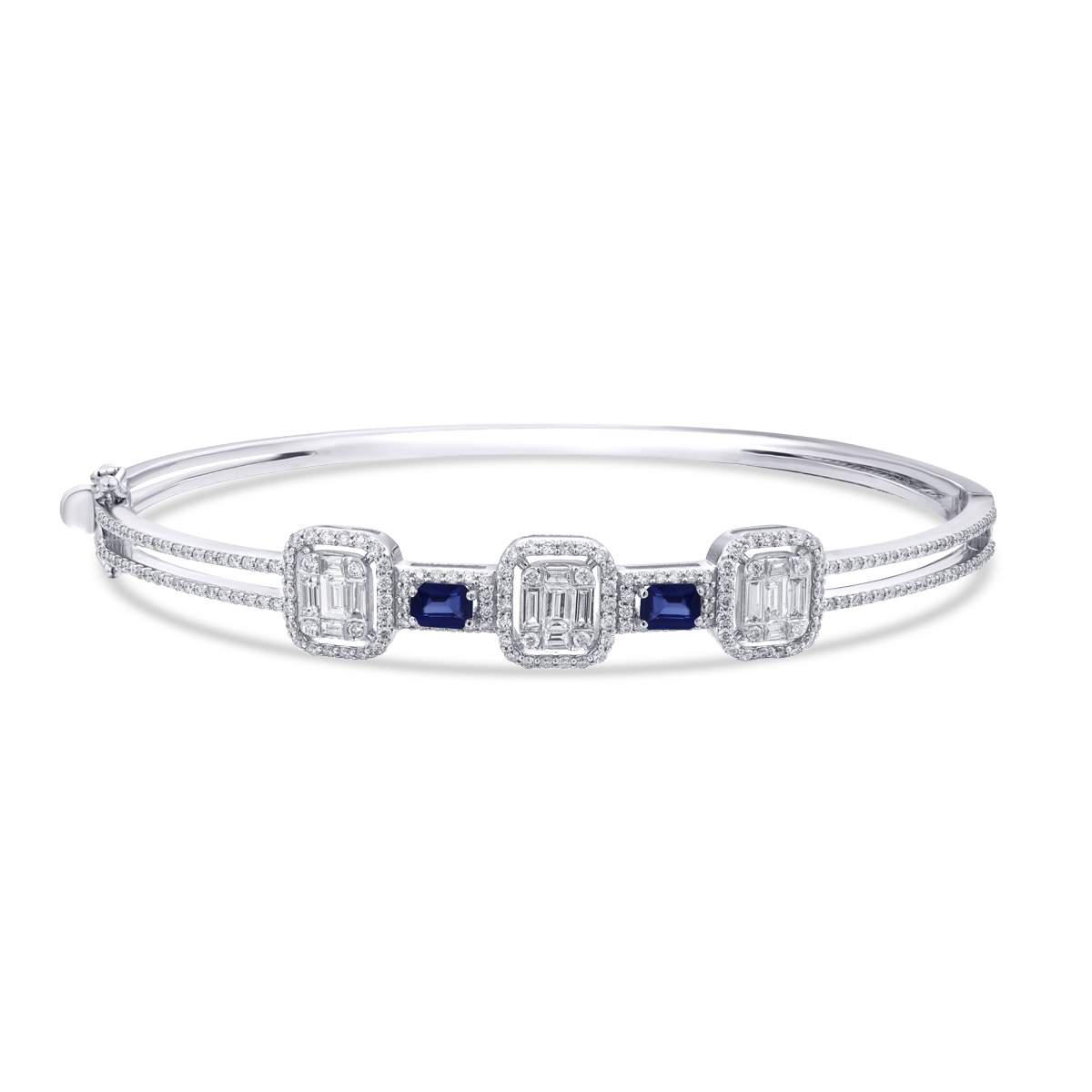 1.77 Karat Pırlanta Baget Kelepçe - Baroni Diamond