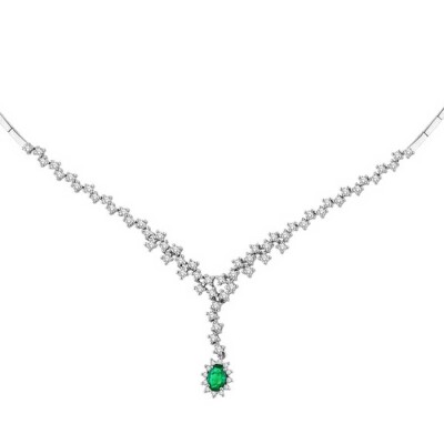 1.83 Karat Pırlanta Zümrüt Gerdanlık - Baroni Diamond (1)