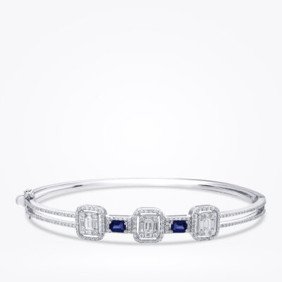 1.84 Karat Pırlanta Baget Kelepçe 