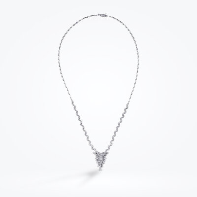 1.87 Karat Pırlanta Baget Kolye - 1