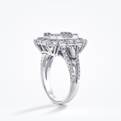 1.90 Karat Pırlanta Baget Yüzük - Baroni Diamond (1)