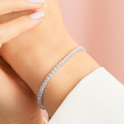 1.91 Karat Pırlanta Su Yolu Bileklik - 3