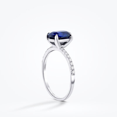 1.92 Karat Pırlanta Safir Yüzük - Baroni Diamond (1)