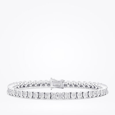 1.98 Karat Pırlanta Su Yolu Bileklik - Baroni Diamond