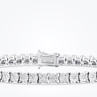 1.98 Karat Pırlanta Su Yolu Bileklik - 2