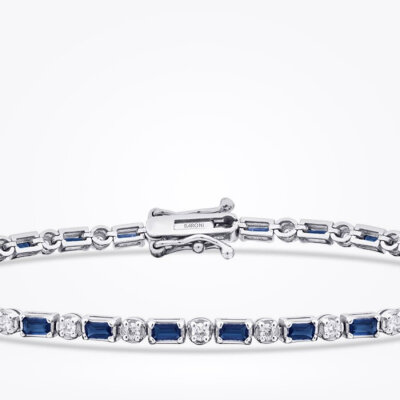 2.19 Karat Pırlanta Safir Bileklik - Baroni Diamond (1)