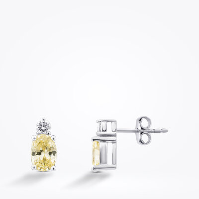 2.52 Karat Pırlanta Fancy Küpe 