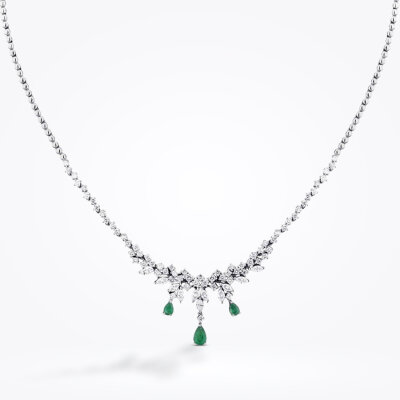 2.89 Karat Pırlanta Zümrüt Gerdanlık - Baroni Diamond (1)