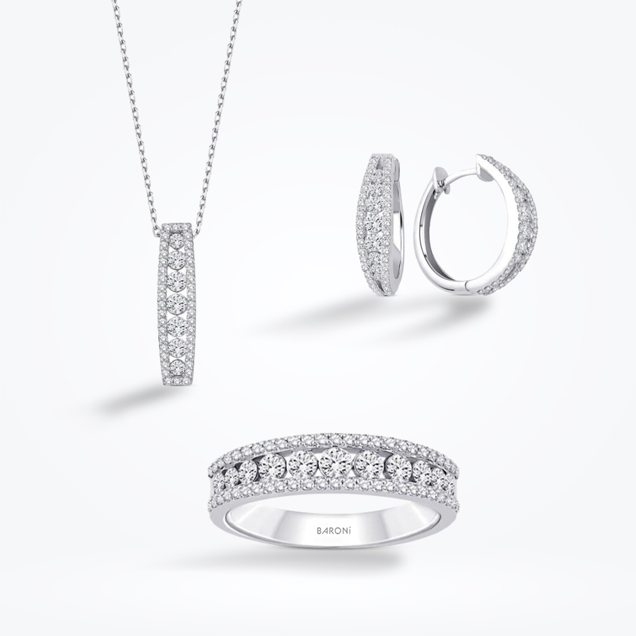 2.00 Karat Pırlanta Aurora Set - Baroni Diamond