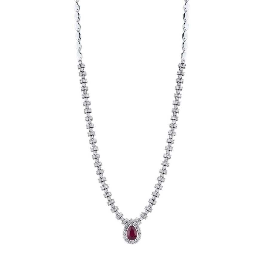 2.00 Karat Pırlanta Yakut Gerdanlık - Baroni Diamond