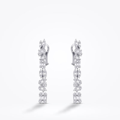 2.01 Karat Pırlanta Baget Küpe - Baroni Diamond (1)