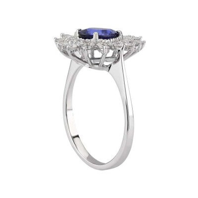 2.03 Karat Pırlanta Safir Yüzük - Baroni Diamond (1)