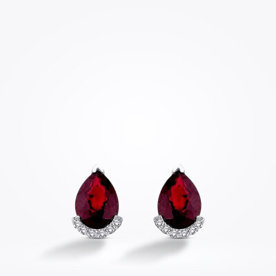 2.03 Karat Pırlanta Yakut Küpe - Baroni Diamond (1)