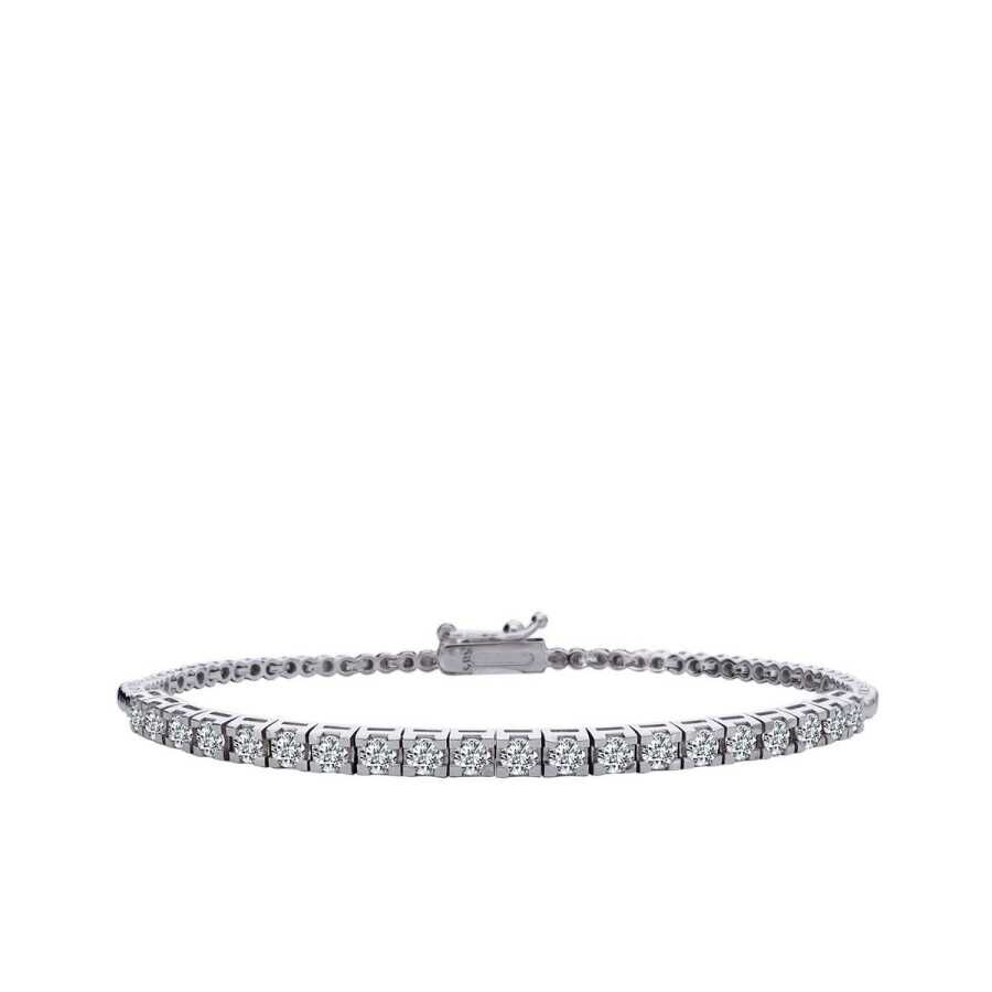 2.11 Karat Pırlanta Su Yolu Bileklik - Baroni Diamond