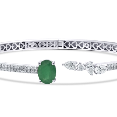 2.23 Karat Pırlanta Zümrüt Kelepçe - Baroni Diamond (1)