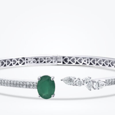 2.23 Karat Pırlanta Zümrüt Kelepçe - Baroni Diamond (1)