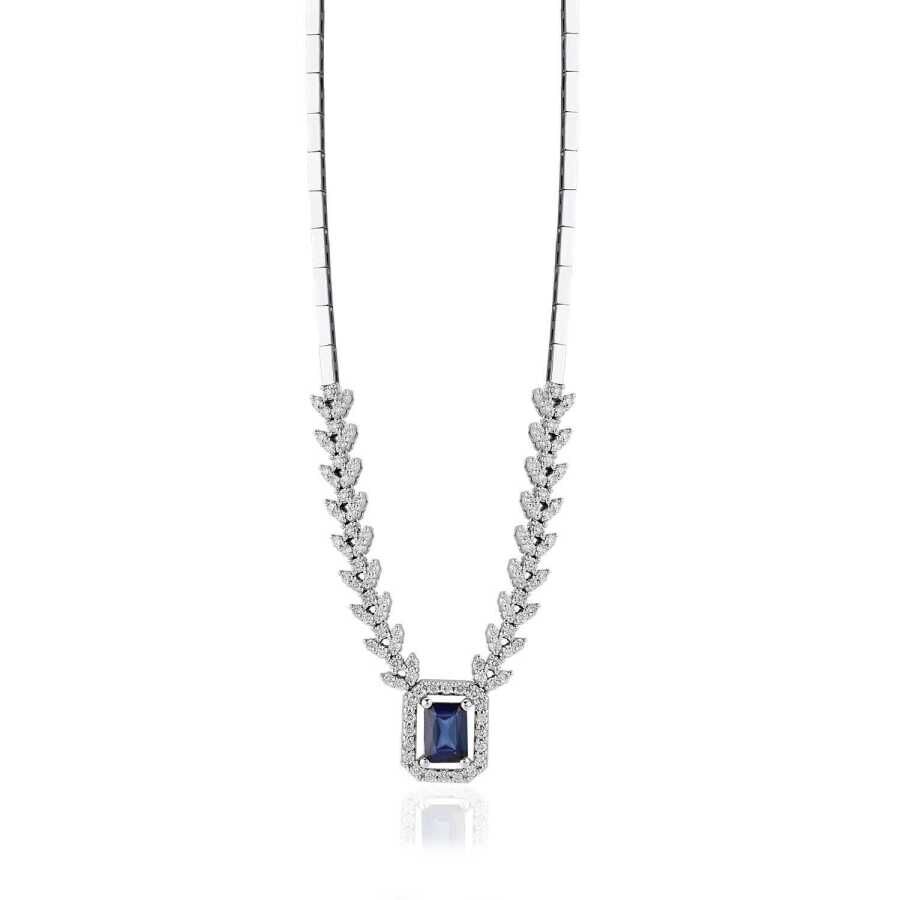 2.26 Karat Pırlanta Safir Gerdanlık