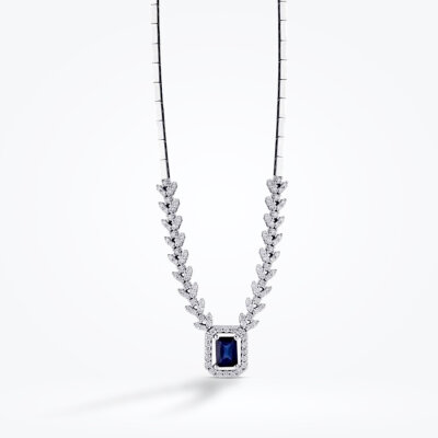 2.26 Karat Pırlanta Safir Gerdanlık - Baroni Diamond (1)