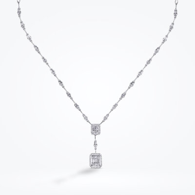 2.39 Karat Pırlanta Baget Gerdanlık - 1