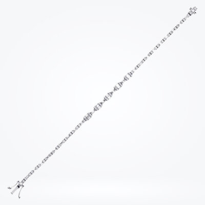 2.53 Karat Pırlanta Baget Bileklik - 1