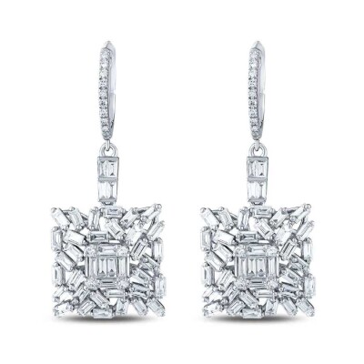 2.65 Karat Pırlanta Baget Küpe - Baroni Diamond (1)