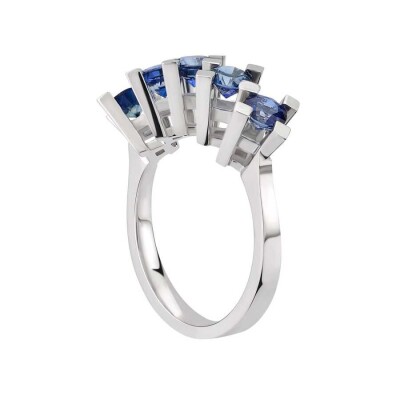 2.71 Karat Pırlanta Beştaş Safir Yüzük - Baroni Diamond (1)