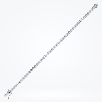 2.74 Karat Pırlanta Baget Bileklik - 1