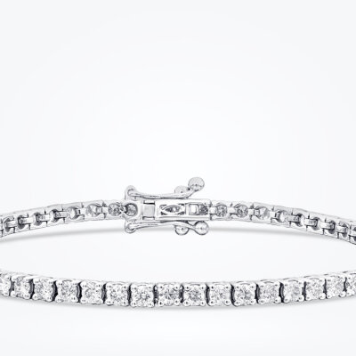 2.80 Karat Pırlanta Su Yolu Bileklik - 2