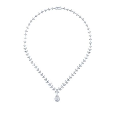 2.92 Karat Pırlanta Damla Gerdanlık - 1