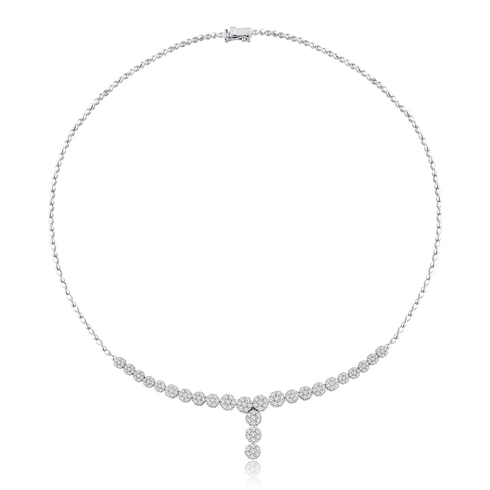 2.98 Karat Pırlanta Çiçek Gerdanlık