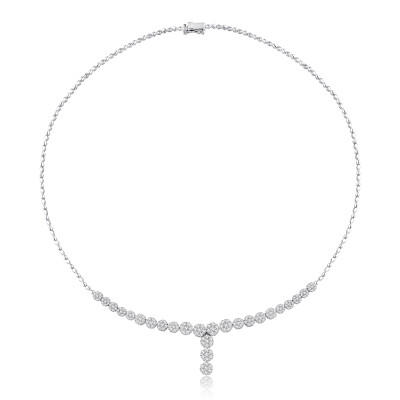 2.98 Karat Pırlanta Çiçek Gerdanlık - 1