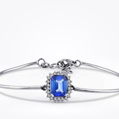 3.13 Karat Pırlanta Safir Kelepçe - Baroni Diamond (1)